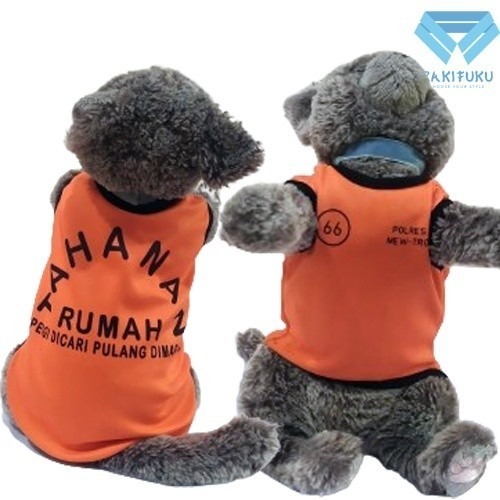 Baju Kucing Anjing Seragam Indomaret Alfamart Gojek Grab Maxim Shopee Food Tahanan Penjara