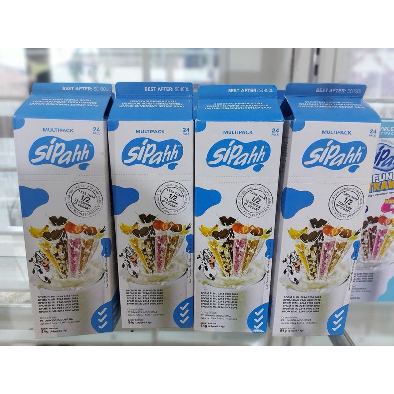 

Sipahh Fun Straws isi 24 mix rasa | Festive Frozen Food