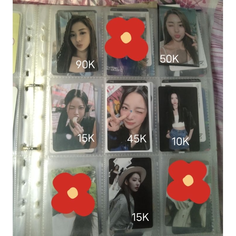 photocard PC le sserafim lucky draw yunjin eunchae sakura