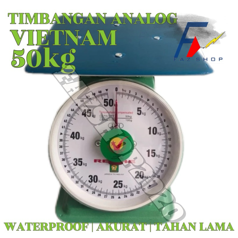 TIMBANGAN DUDUK JARUM ANALOG VIETNAM RENHE 50kg