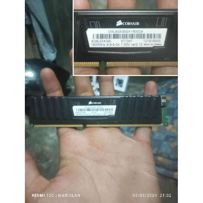 RAM DDR3 2x8GB