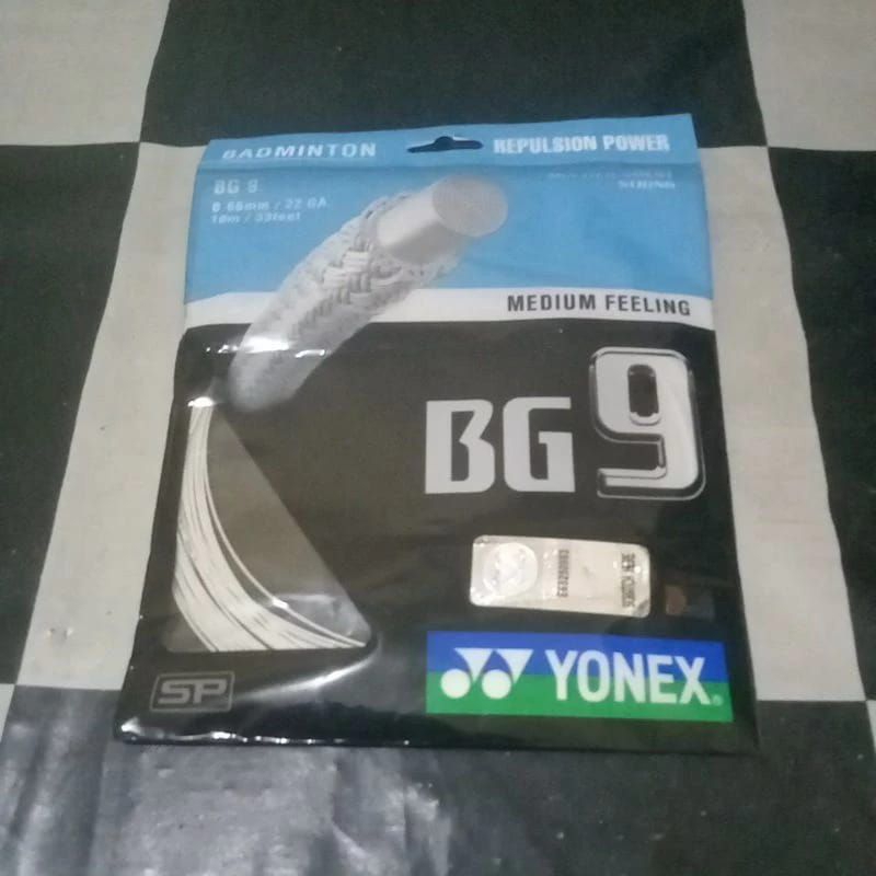 senar raket badminton Yonex bg 9 ori
