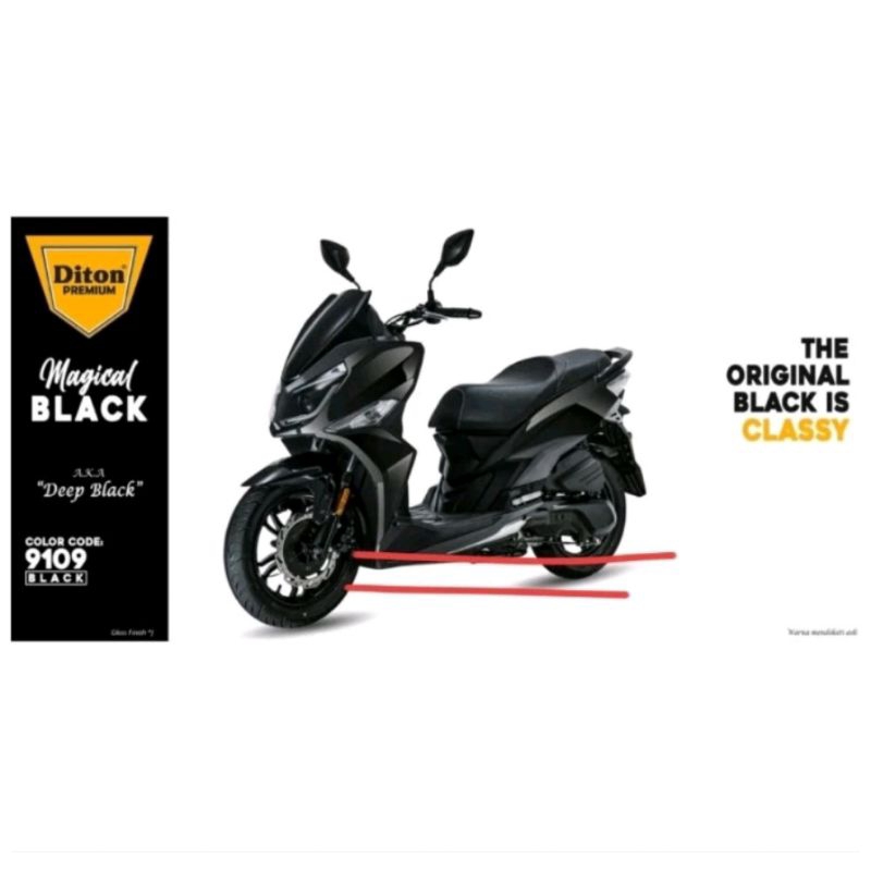 Pilox Diton Premium Hitam 9109