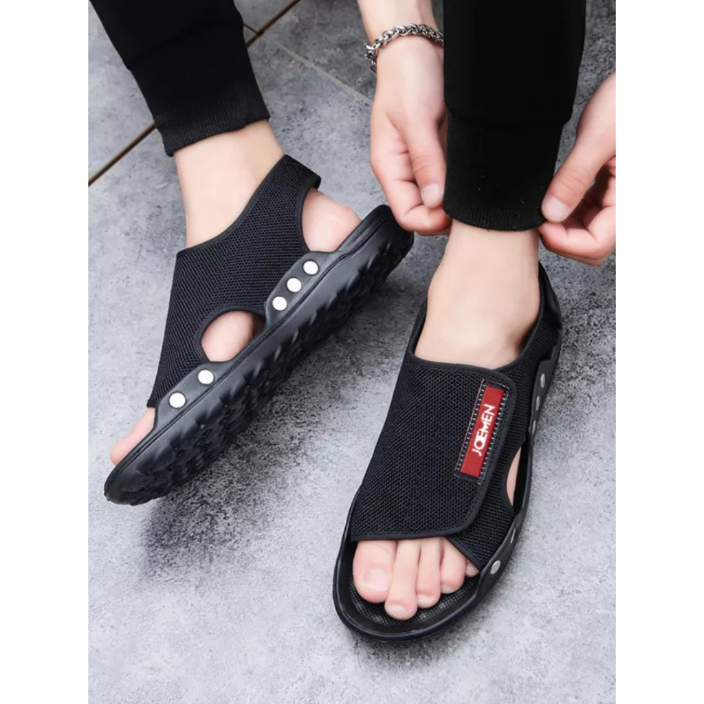 Sepatu Sandal Pria dan Wanita Joemen S-24  bahan Kulit Premium simple