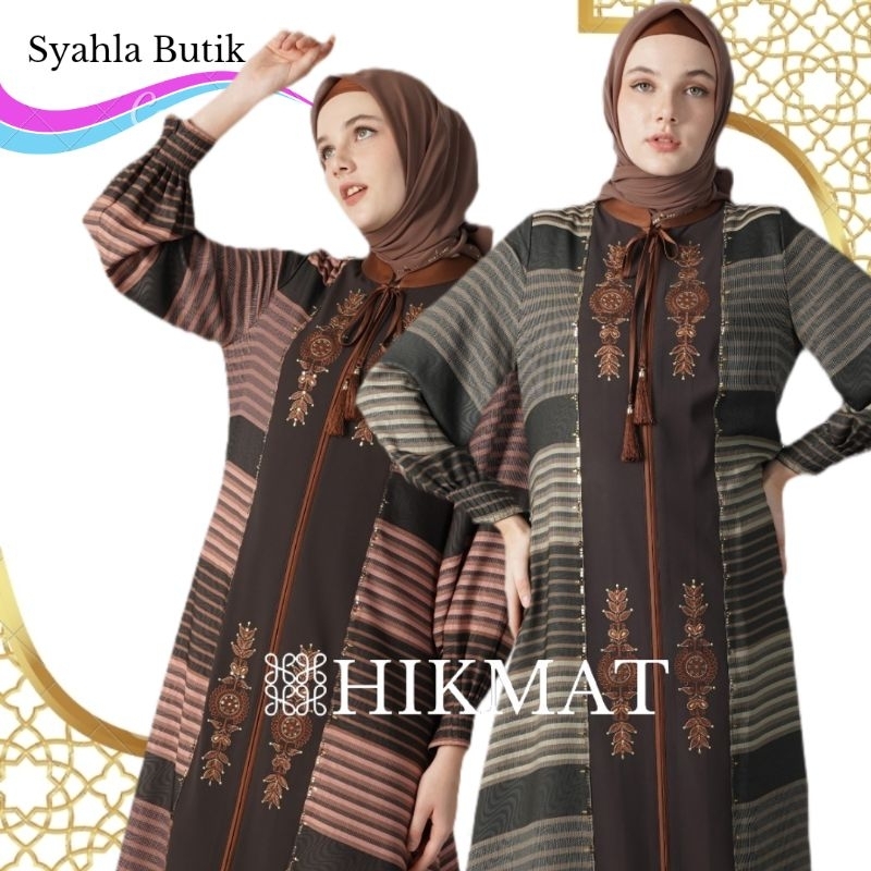 HIKMAT ABAYA A8966 - 02 NEW ARRIVAL HIKMATPUSAT