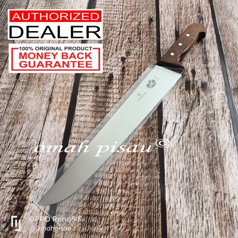 Butcher knife victorinox Rosewood 36 cm straight 5.5200.36 original Swiss