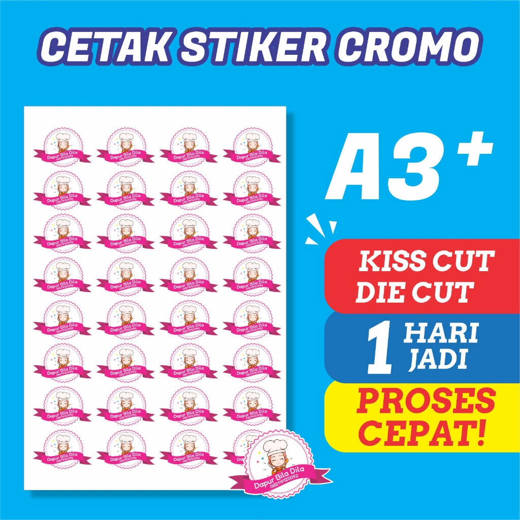 

Cetak Stiker Label Kemasan | Label Makanan | Label Minuman | Stiker Murah | Stiker A3+ | SEHARI JADI