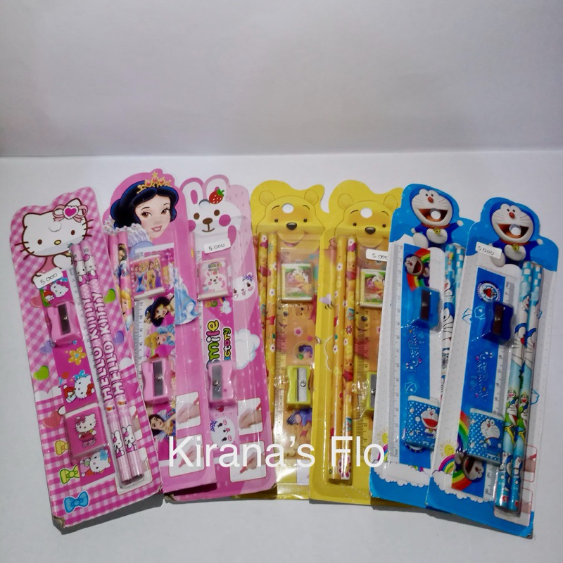

pensil set isi 5