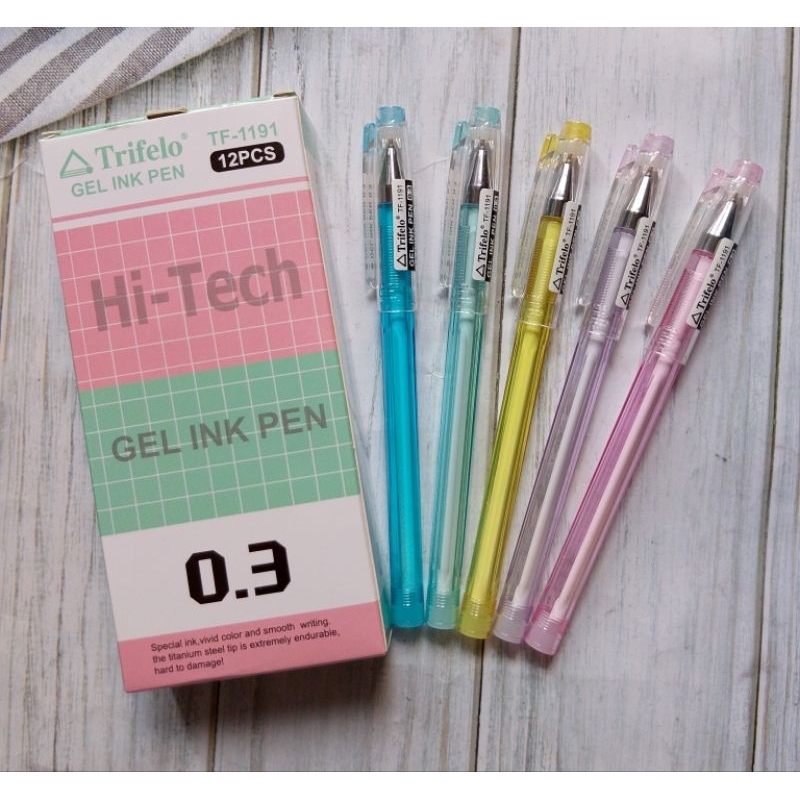 

(12PC) BULPOINT GEL HI-TECH TF-1191 0.3 HITAM TRIFELO