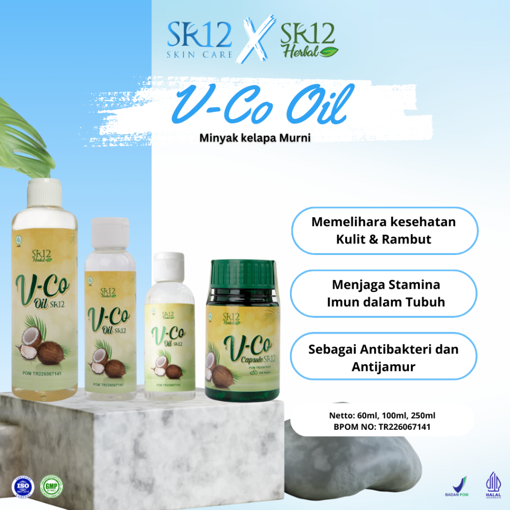 

VCO VIRGIN COCONUT OIL MINYAK KELAPA HERBAL SR12