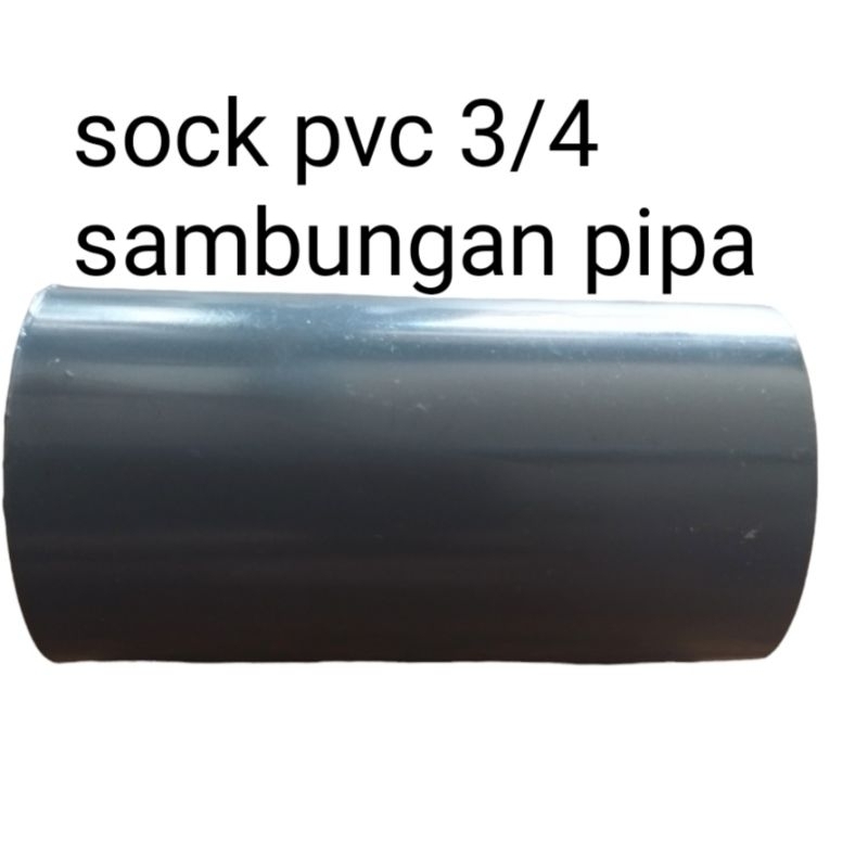 sock pvc 3/4
