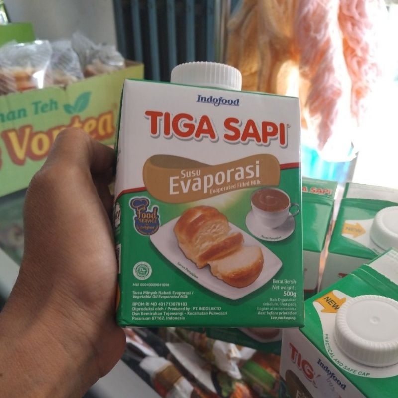 

Susu Evaporasi Tiga Sapi 500G