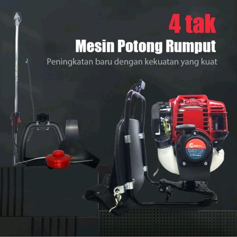 Mesin potong rumput gendong 4tak Model Honda