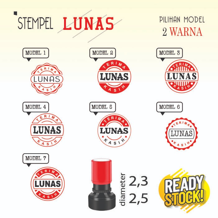 

Stempel Lunas Untuk Bon Faktur