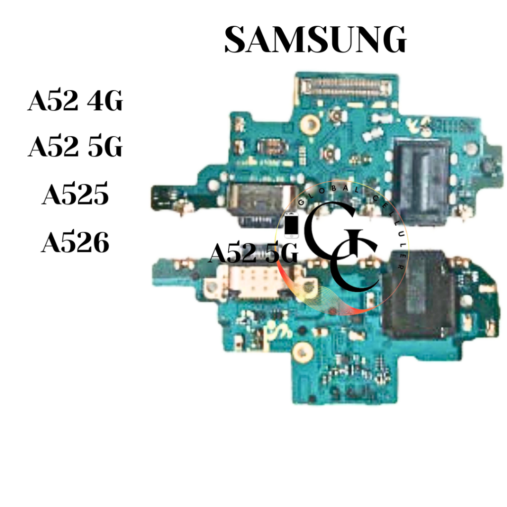 Flexible Connector Charger Samsung A52 4G A52 5G A525 A526 Handsfree+Mic Original (Flexible Konektor