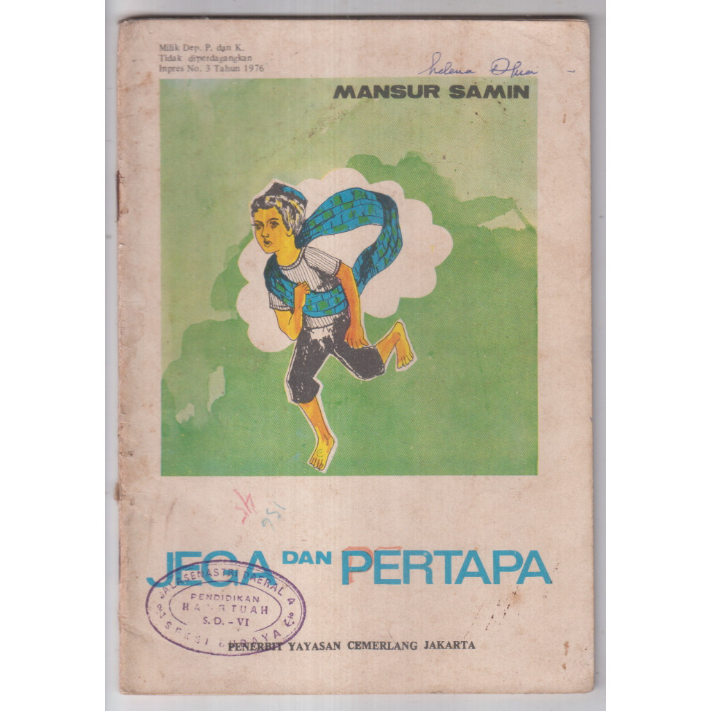 BUKU MANSUR SAMIN - JEGA DAN PERTAPA