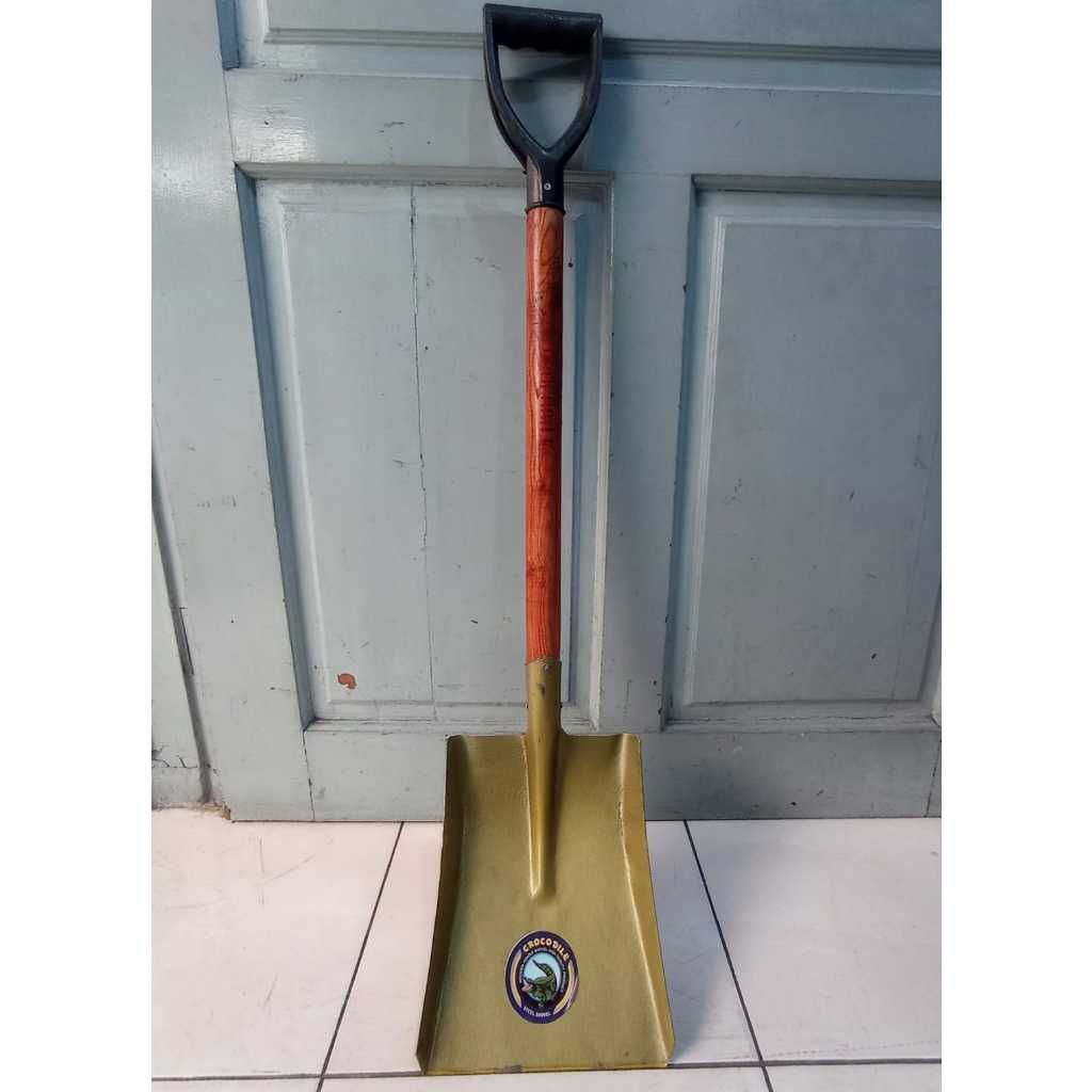 SKOP GAGANG KAYU PAPAK LANCIP CROCODILE - SKOP PASIR GAGANG KAYU