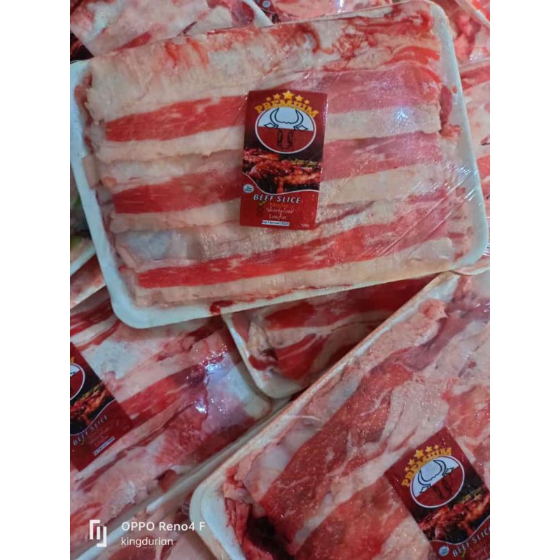 

beef slice fatty/ slice lemak/daging seset sapi lemak/slice yoshinoya