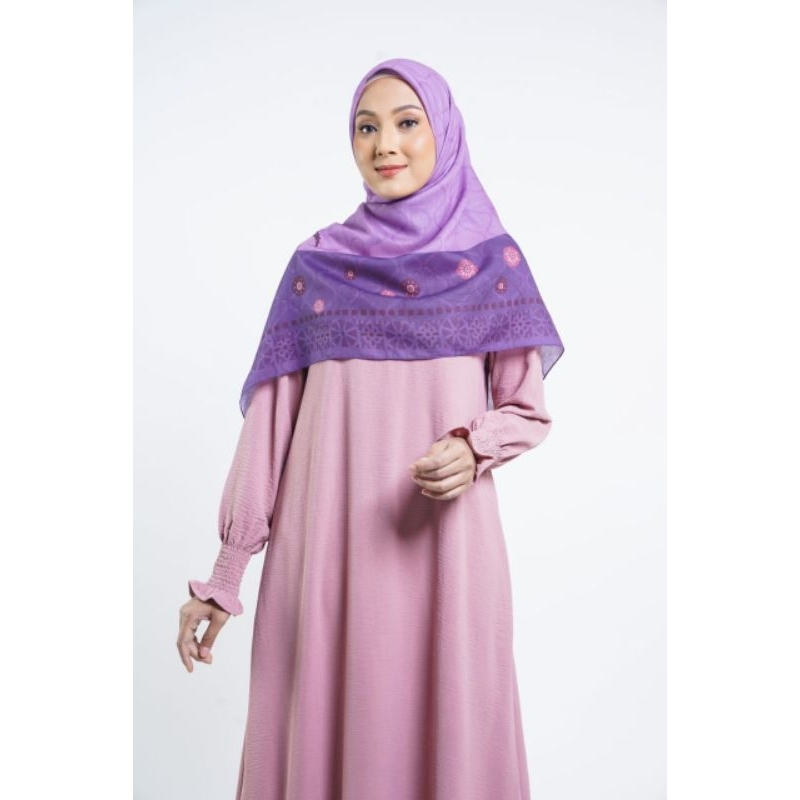 ELZATTA HIJAB SEGI EMPAT KAILA NUROTA SQUARE BAHAN VOAL SCARF PREMIUM KERUDUNG JILBAB ELZATTA SEGI E