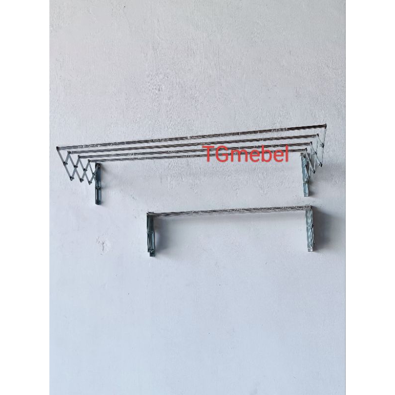Jemuran dinding steanlish/JEMURAN HANDUK/Jemuran Lipat 75 cm , 100 cm