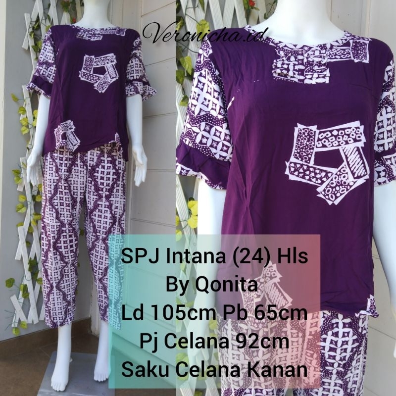 SPJ Intana (24) Hls By Qonita Batik Pekalongan 100% ORI