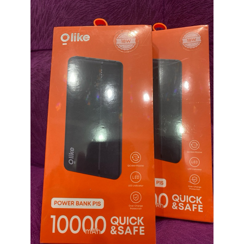 POWERBANK 10000 MAH ORANGE TAHAN LAMA