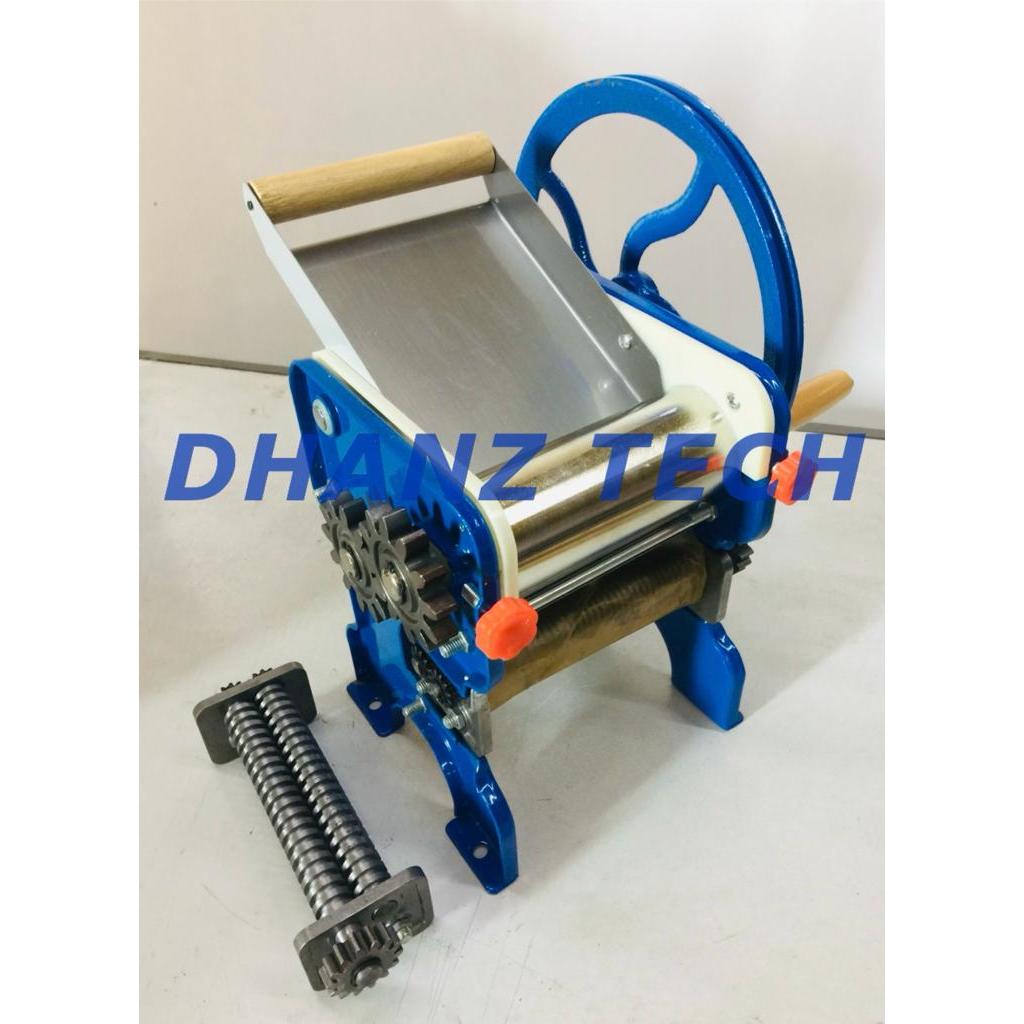 MESIN PENGILING MIE MANUAL 2 PISAU / MESIN CETAK MIE / NOODLE MAKER /MESIN GILING MI MIE MANUAL MESI