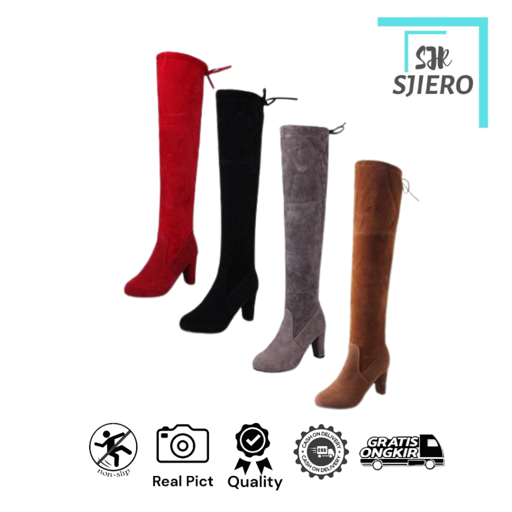 SJR Sjiero 266 Sepatu Boots Wanita Panjang
