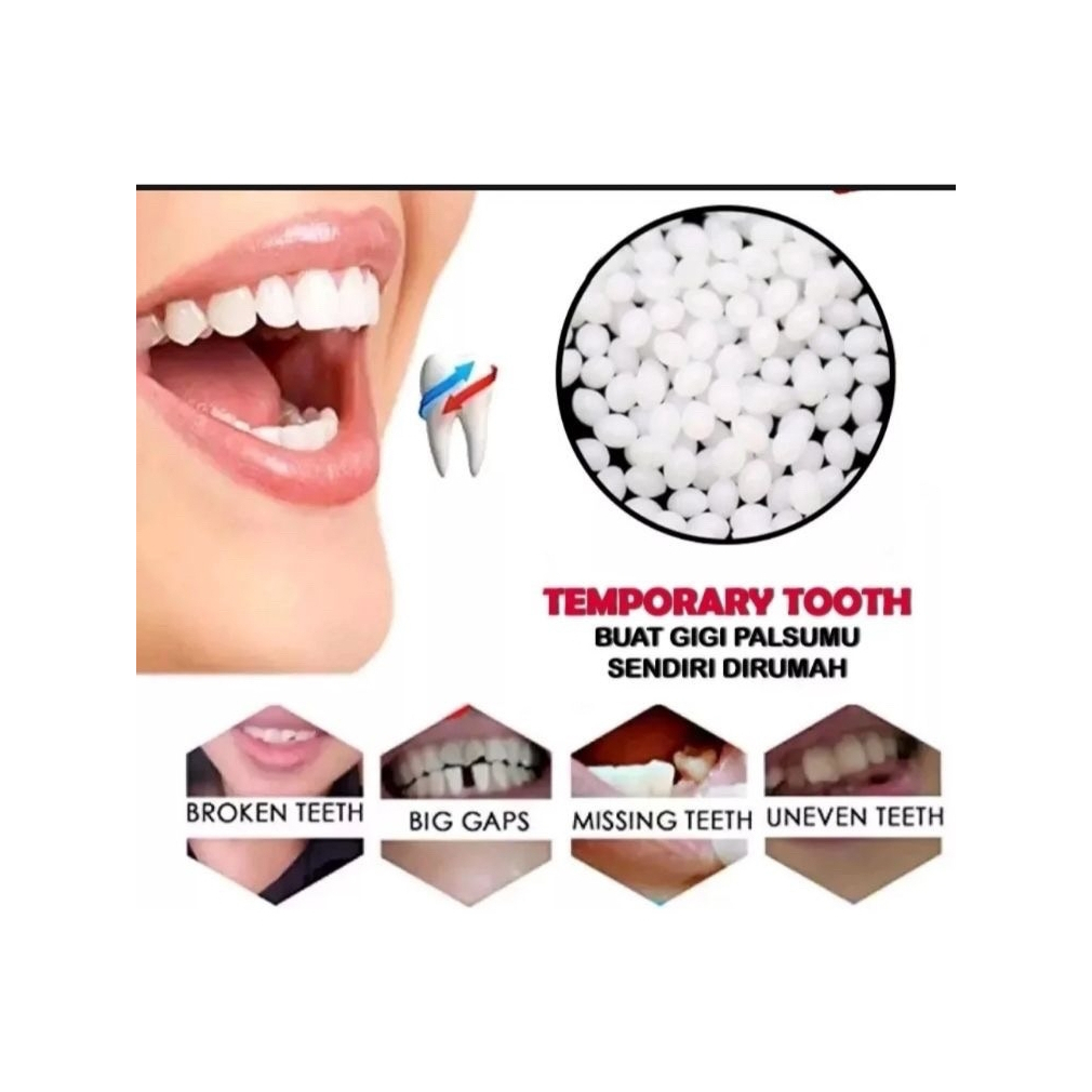 Temptooth Penambal Gigi buat gigi palsu sendiri