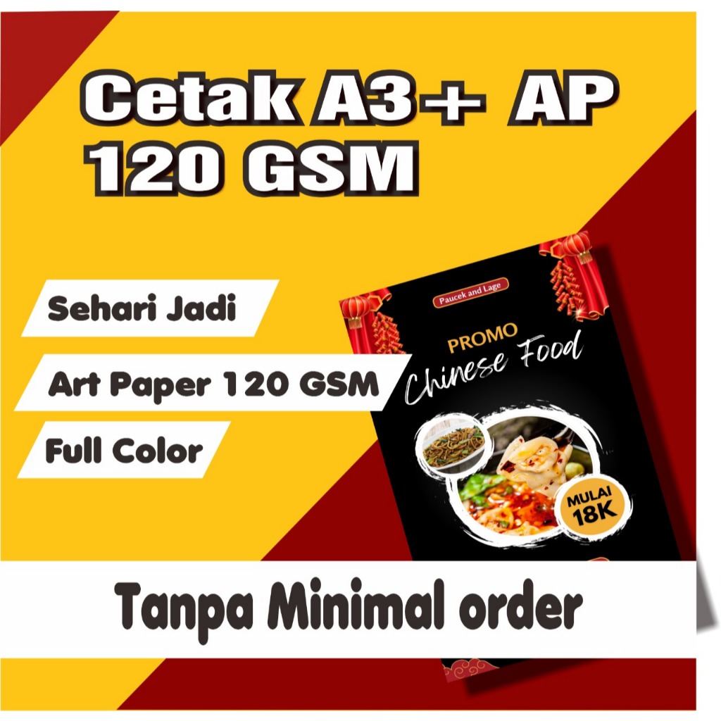 

Jasa Cetak Art Paper A3+ | Print A3 Plus 1 dan 2 Sisi Sehari Jadi