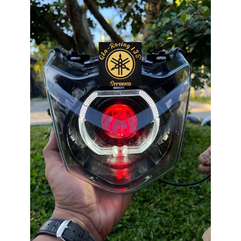lampu depan beat karbu biled billed