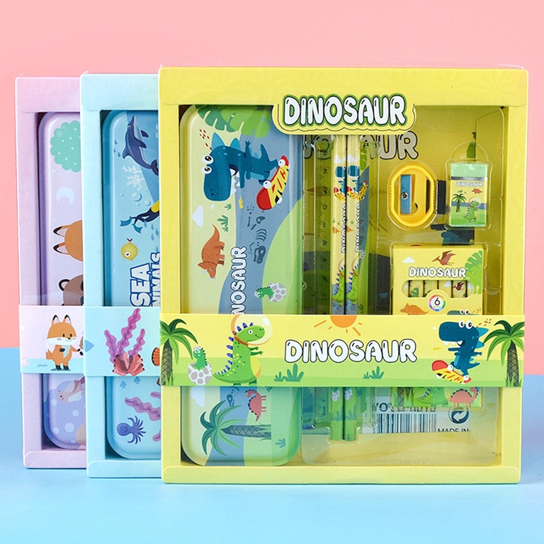 

ART Q36Z Kotak Pensil Anak Set Stationery Untuk Hadiah Anak Sekolah Kotak Pensil Karakter Murah Stationery Alat Tulis Set Tepak Pensil