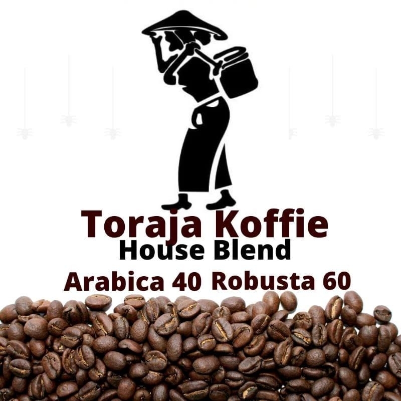 

Kopi Toraja House Blend Arabica Mix Robusta 1kg Kopi Toraja