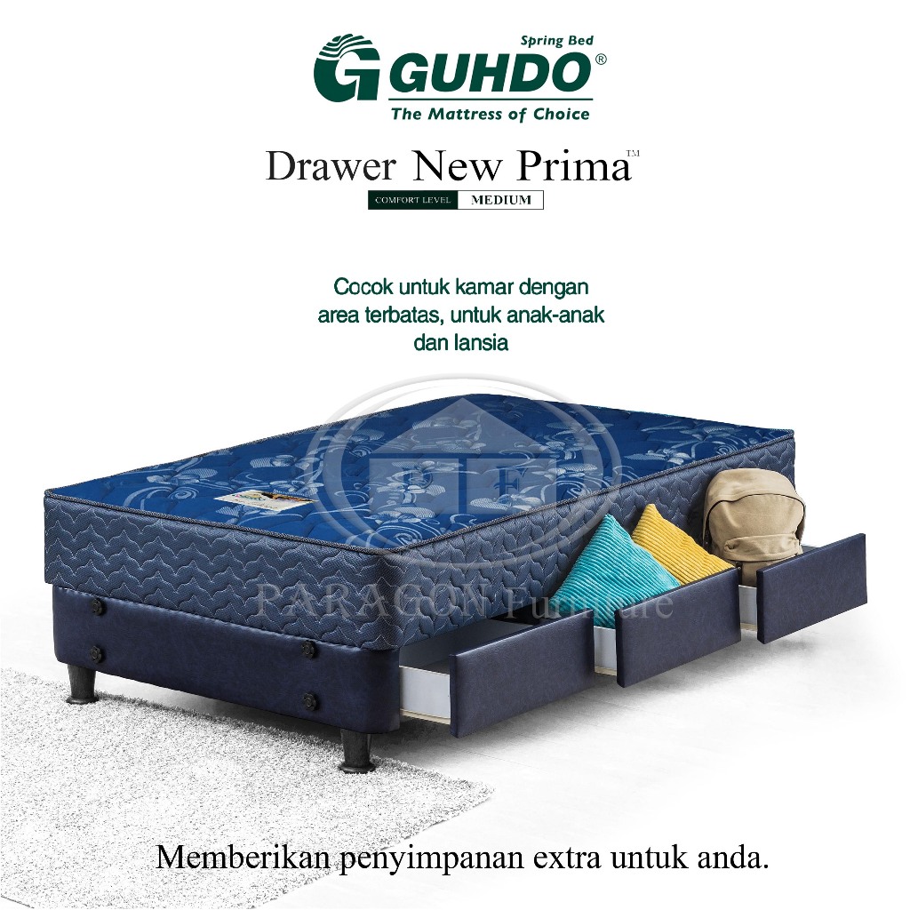Spring bed Laci New Prima 90x200 TANPA SANDARAN Guhdo