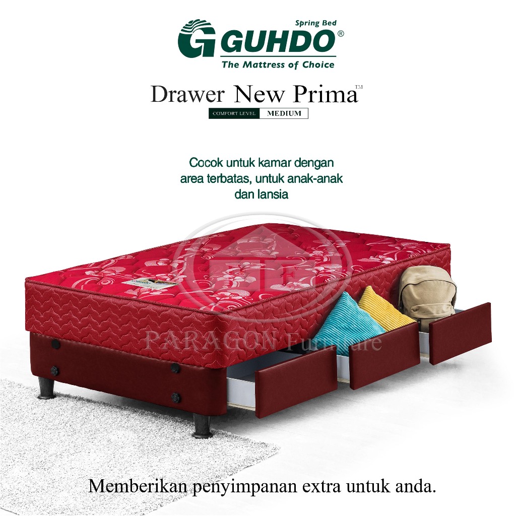 Spring bed Laci New Prima 90x200 TANPA SANDARAN Guhdo