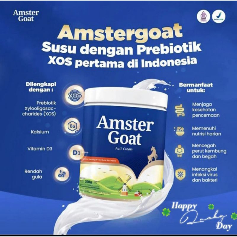 

AMSTER GOAT SUSU KAMBING PREBIOTIK 250 GRAM