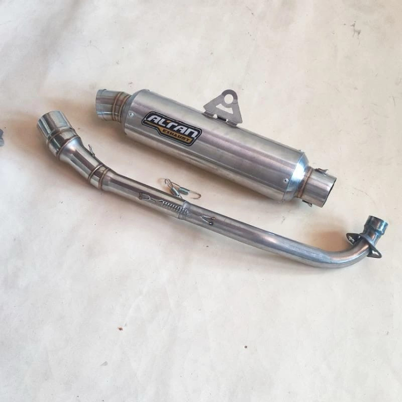 Gratong Kenalpot Racing Bas Ulem Dos Altan Tlr Jenong Gp 5 Leher Netral Pnp Motor All Bebek Supra
