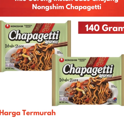 

DISKON Chapagetti Nongshim Mie Goreng Instan 14 Gram