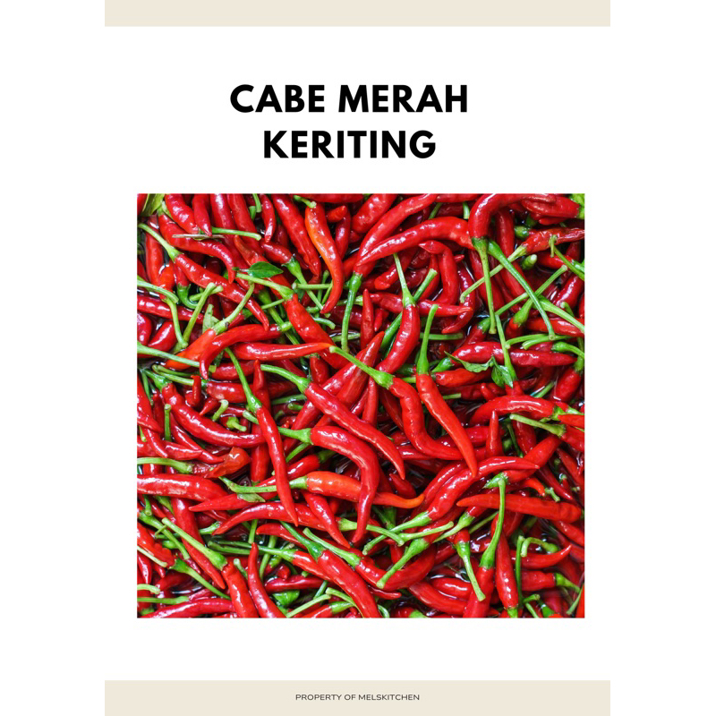 

cabai / cabe merah keriting fresh 500gr