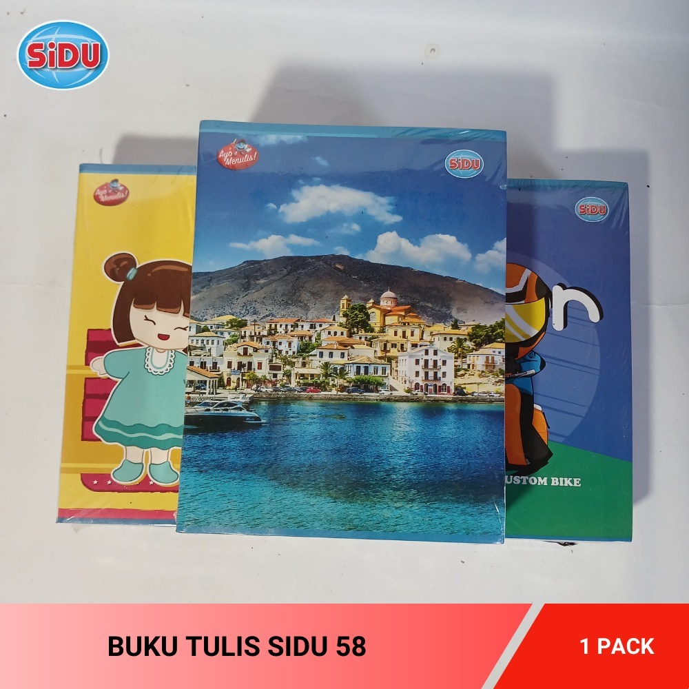 

BUKU TULIS SIDU 58 LEMBAR 1 PACK (10)