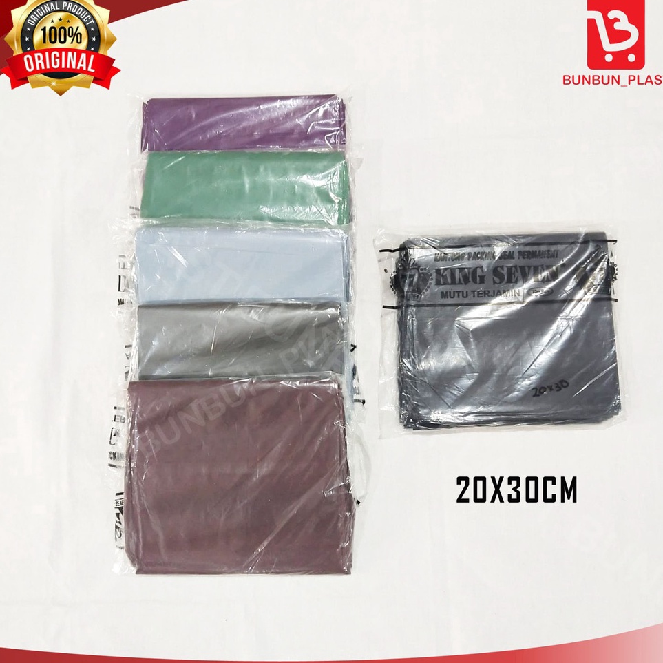 

ART I89W Plastik PE Amplop Lem Polymer 2x3cm Merk King Seven