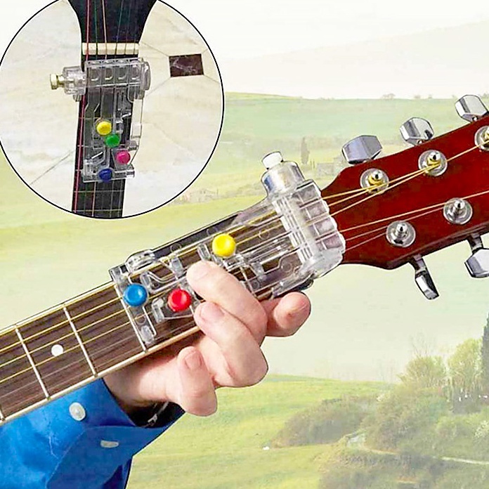 55 COD Classical Guitar Chord Buddy Learning System Teaching Aid Chordbuddy Accessory