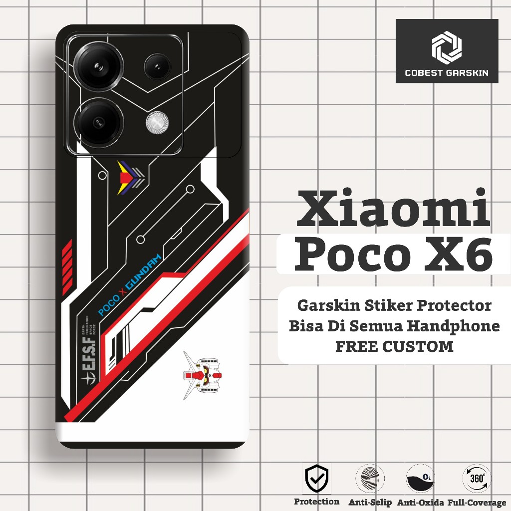 Pesan Garskin Stiker HP Xiaomi Poco X6 Garskin Case Stiker Bisa Custom Motif Bisa COD