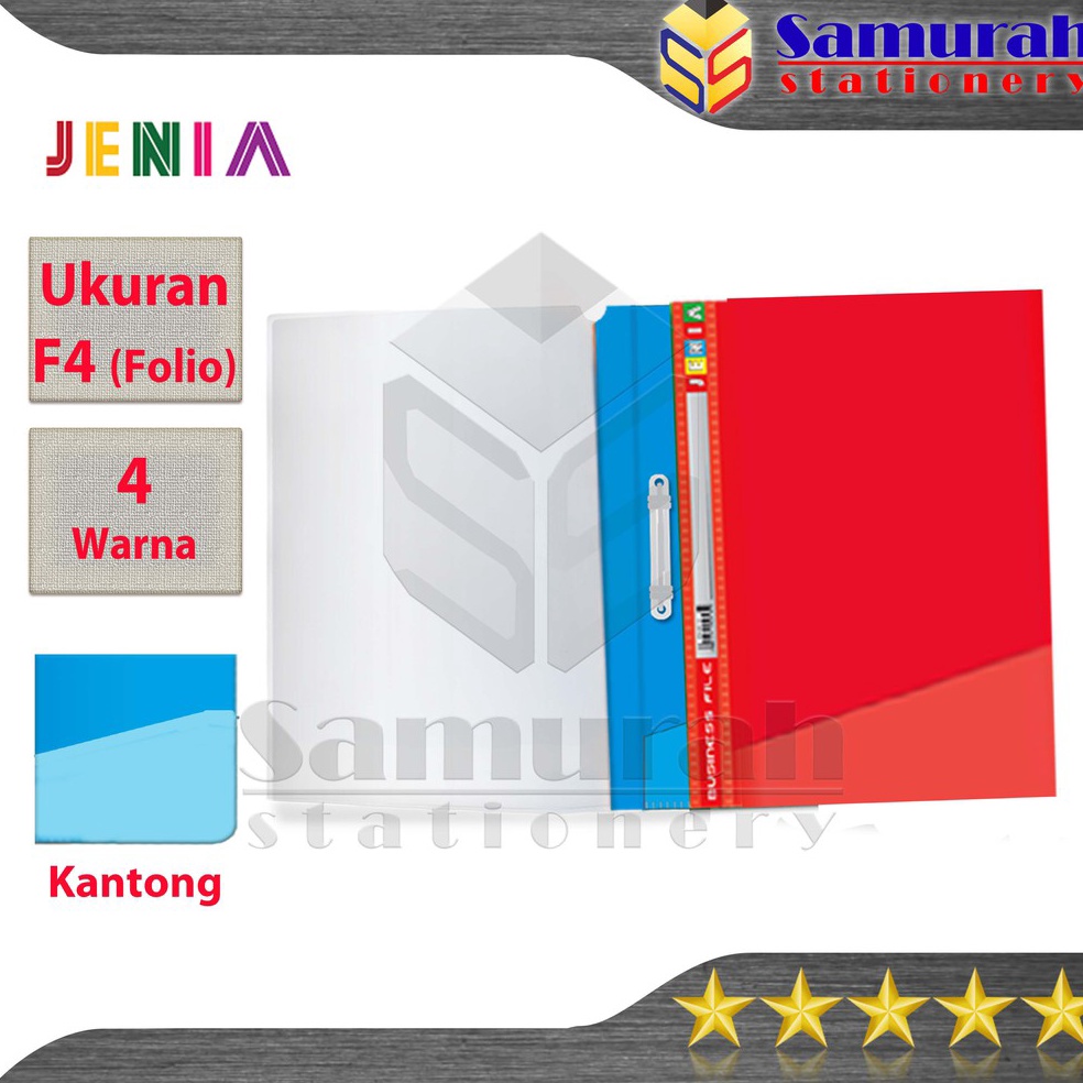

ART X33C Map Business File Kantong Folio Jenia Bisnis File Acco Plastik F4