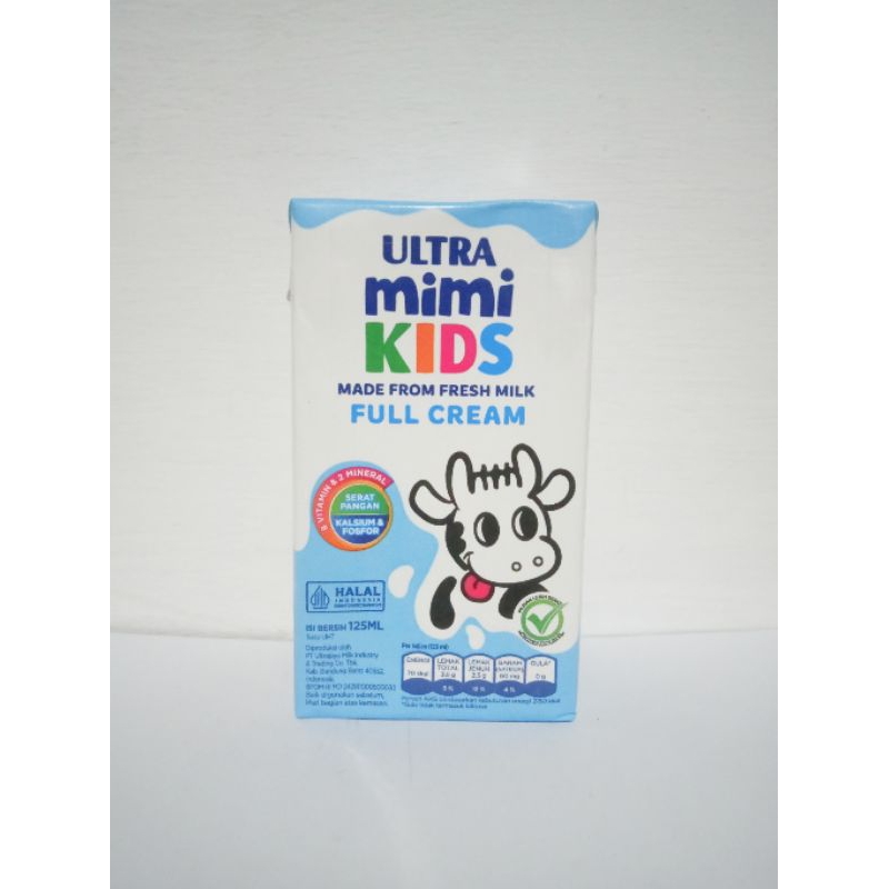 

susu ultra mimi kids rasa full cream 125ml