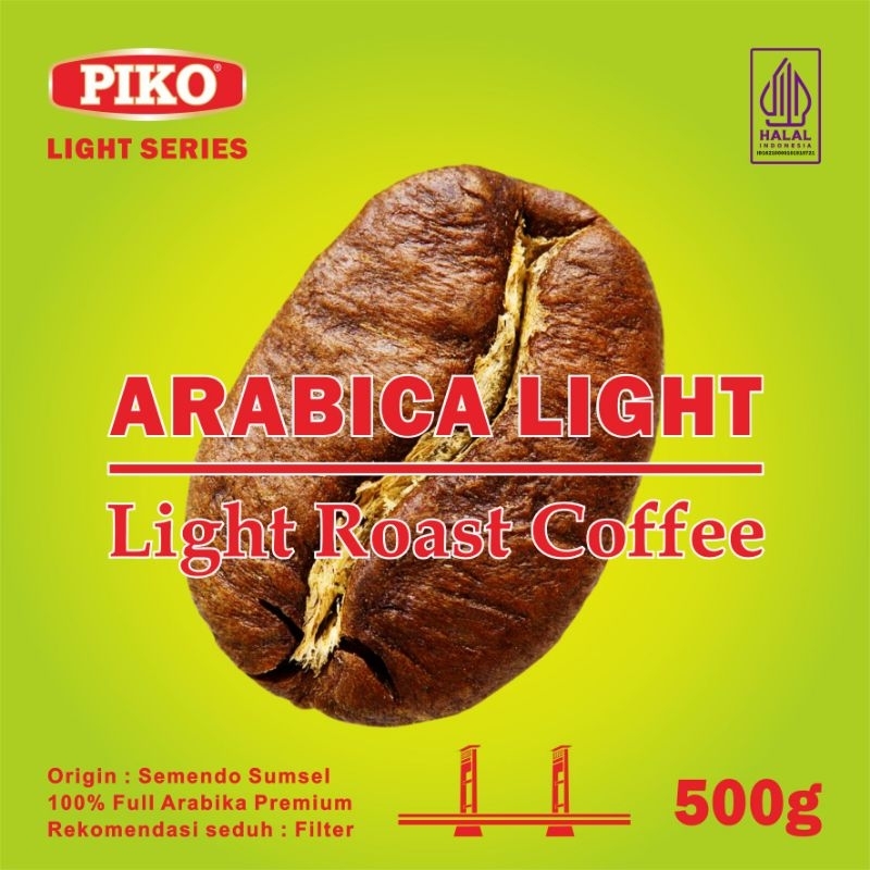 

Kopi Arabika Semendo Light Roast 500gr Premium Arabica Coffee Biji Bubuk