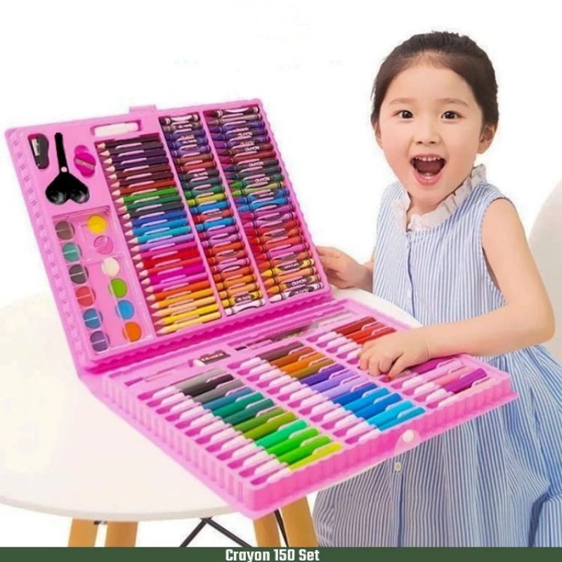 

Pensil Crayon Warna Set Isi 150 Pcs