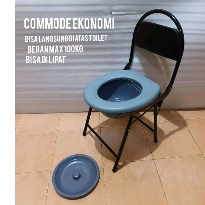 Commode chair ekonomi/kursi toilet