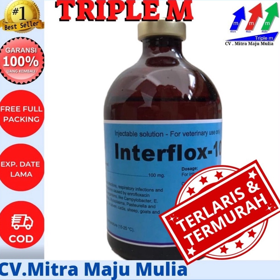 ART O55S Interflox 1 Obat Antibiotik Pernafasan dan Pencernaan Ampuh