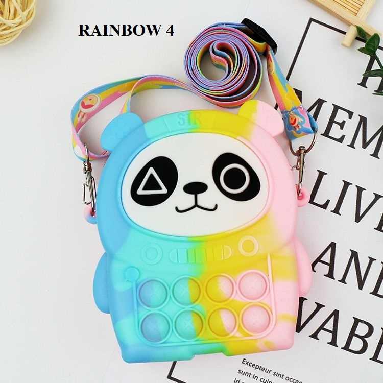 EL4540 Tas Selempang Anak Perempuan Mini Slingbag Jelly Pouch Koin Tas Make Up Pouch Permen Tas Sele